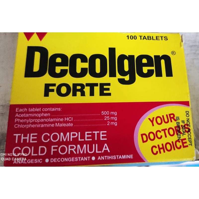 Decolgen Forte...Yellow (1 x 10 tablets) | Shopee Malaysia