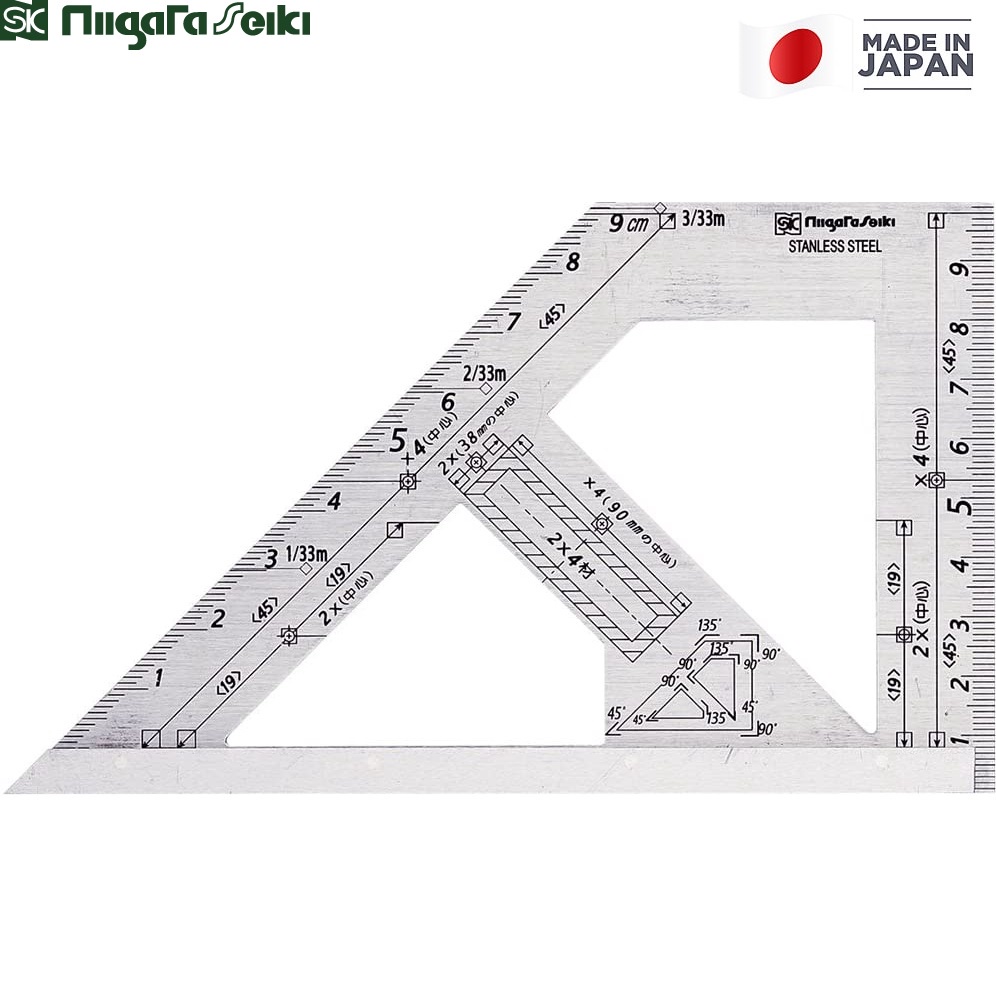 Niigataseiki SK Stop type ruler Skoya type ASQ-100SS MADE IN JAPAN ...