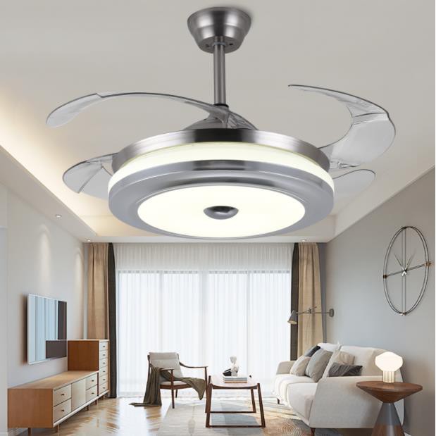 Stealth Fan Ceiling Fan Decoration Solid Wood Blade 3 Lights 42 Inch ...