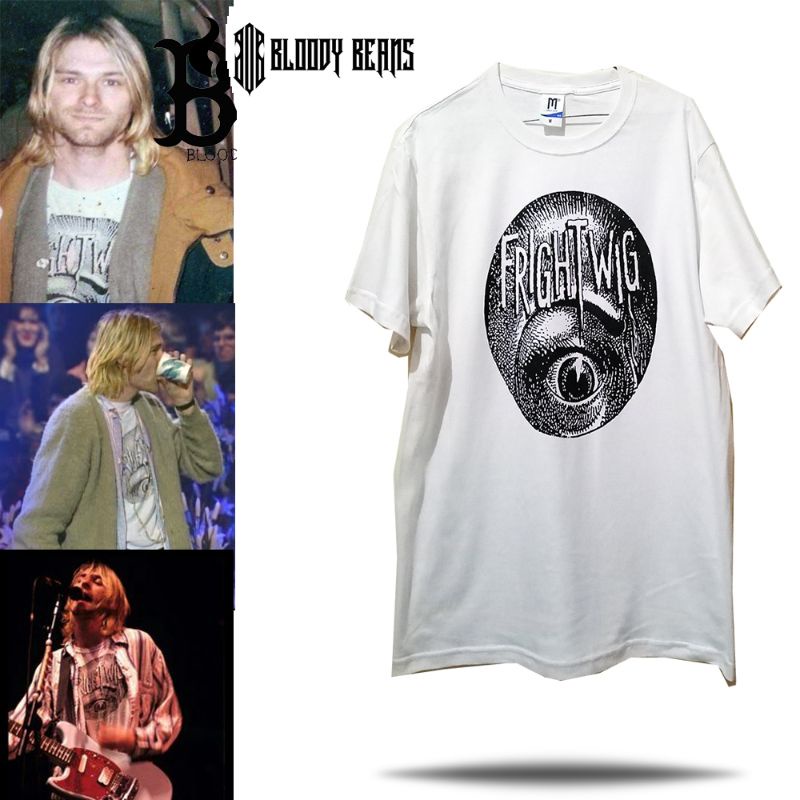 Kurt Cobain Frightwig T Shirt Shopee Malaysia 5830