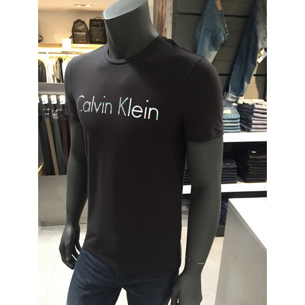 Original Calvin Klein Ck Cotton Rainbow Logo Print T Shirt Men Slim Fit