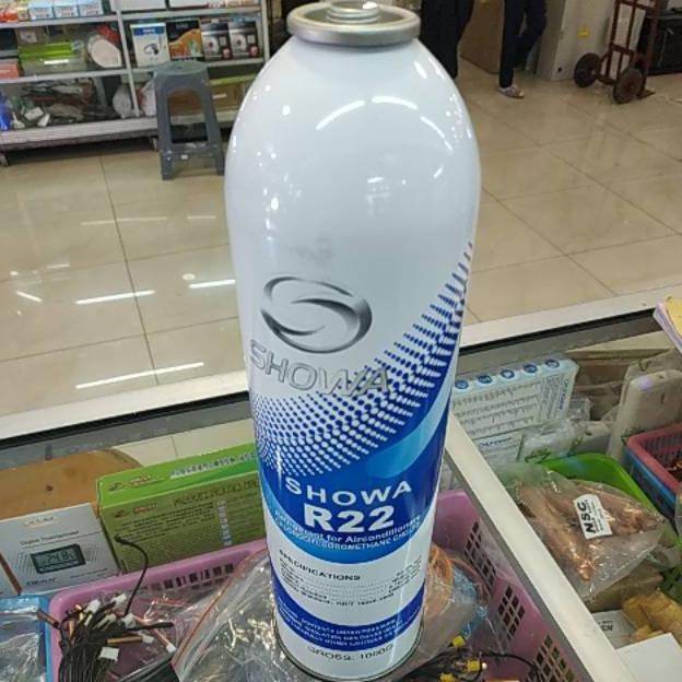 Can COD Freon R22 showa Cans Refrigerant 1kg mini Complete (Code 1Code 2Code 3Code 4Code