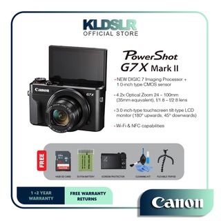 Canon Powershot G7 X Mark Ii Digital Camera With Wi-fi & Nfc Lcd