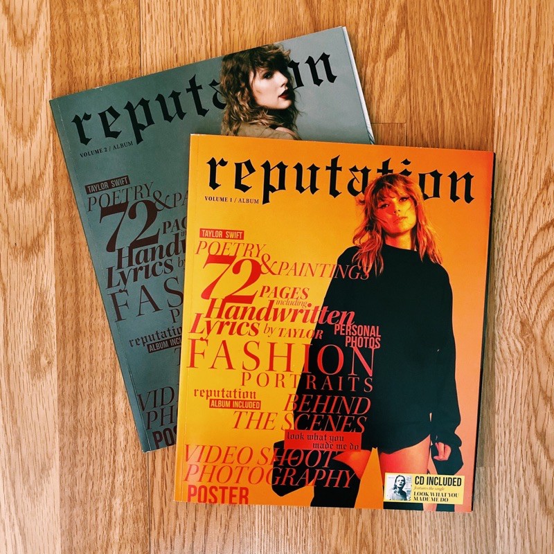 TAYLOR SWIFT - Reputation Limited Edition VOL 1 & VOL 2 (CD +