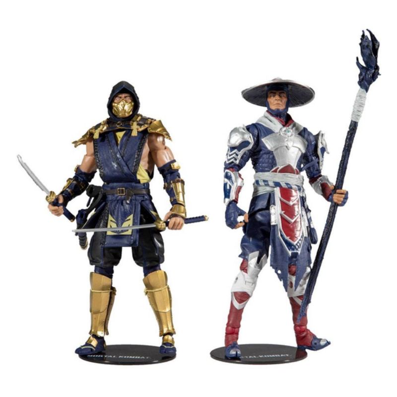 Mcfarlane Mortal Kombat Action Figure 2-Pack Scorpion & Raiden 18 cm ...