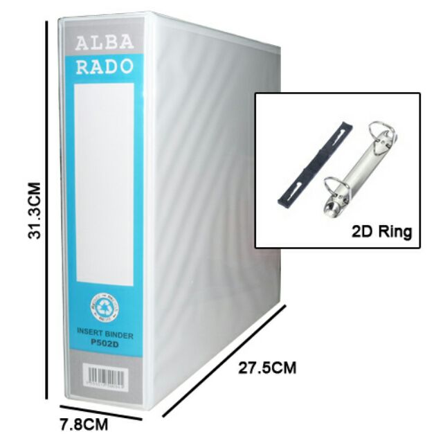 Alba Rado A4 2D Ring Binder 50mm (P502D) | Shopee Malaysia