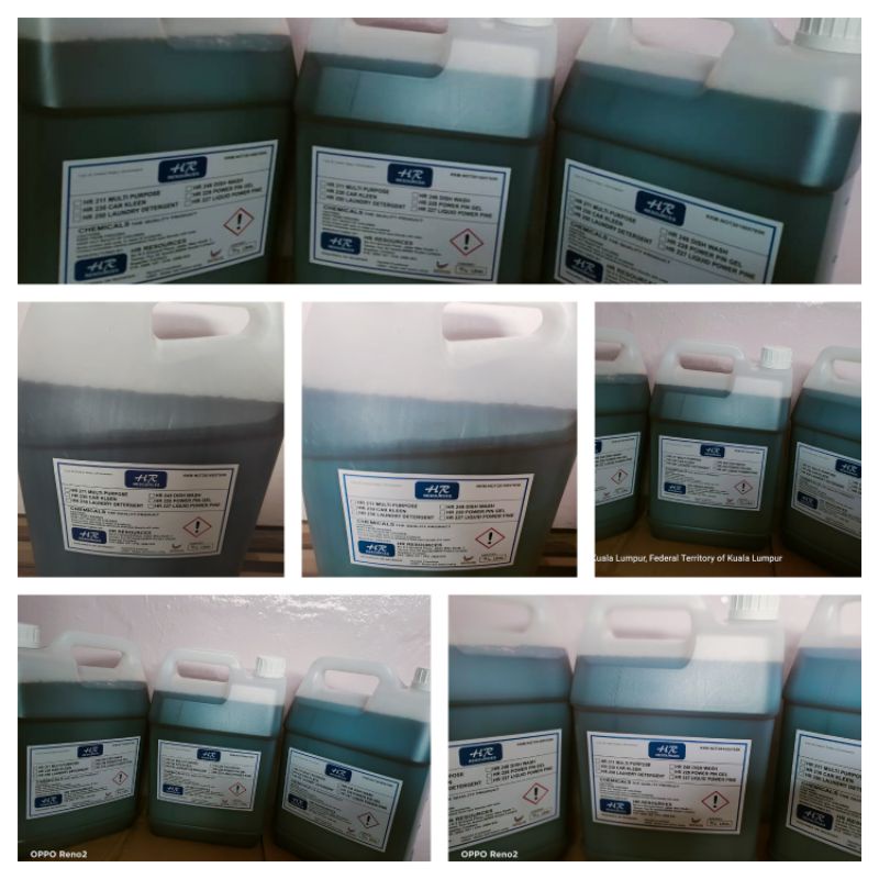 HR Recourse KKM Approval Formula Gel Liquid 5 Liter Antibacterial