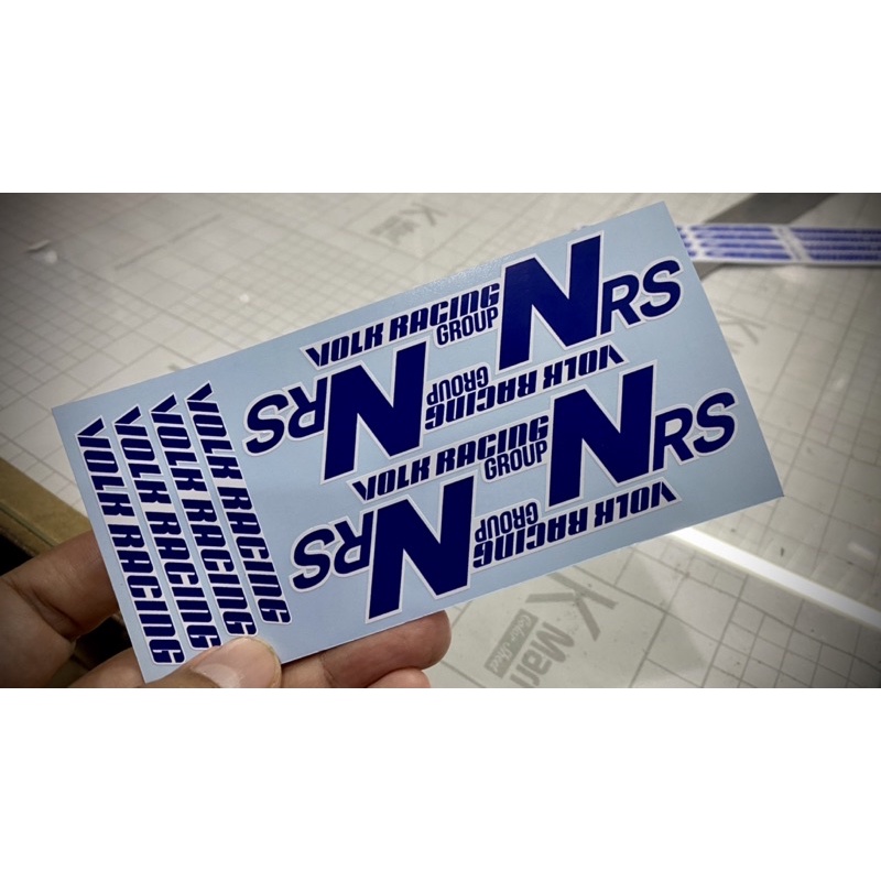 Sticker RIM KERETA #RAYS #VOLKRACING #GROUP #NRS | Shopee Malaysia