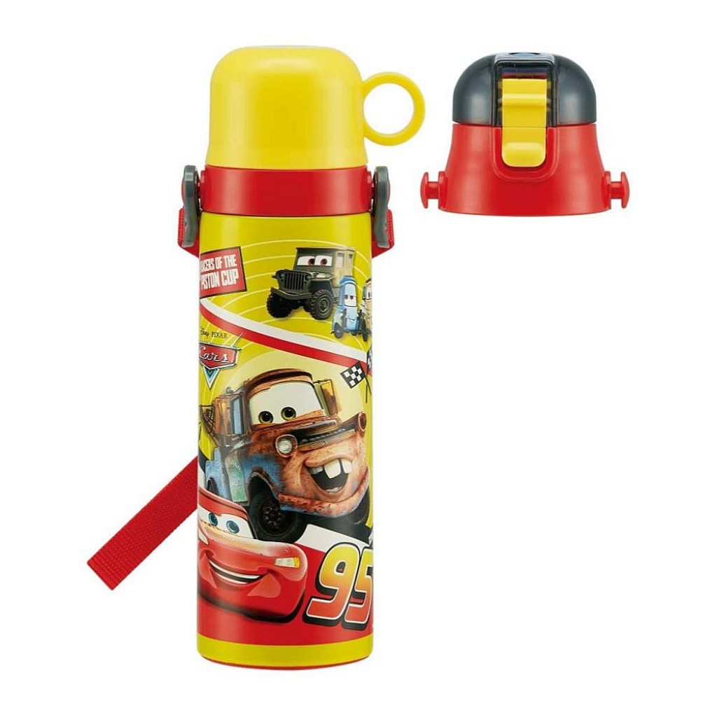 Japan Imported DISNEY Lightning Mcqueen CARS Stainless Steel Thermal ...