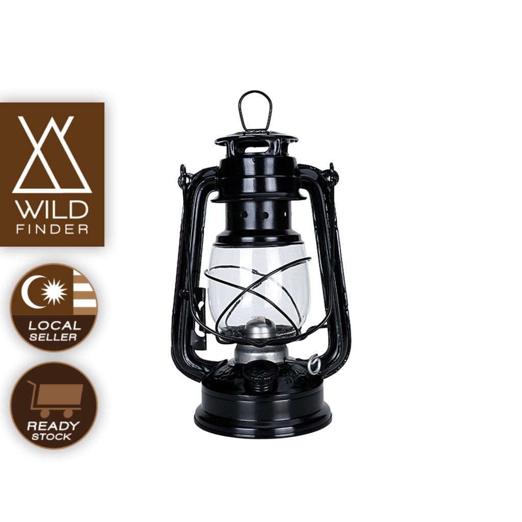 WildFinder Bronze Retro Oil Lantern Outdoor Camping Kerosene Light