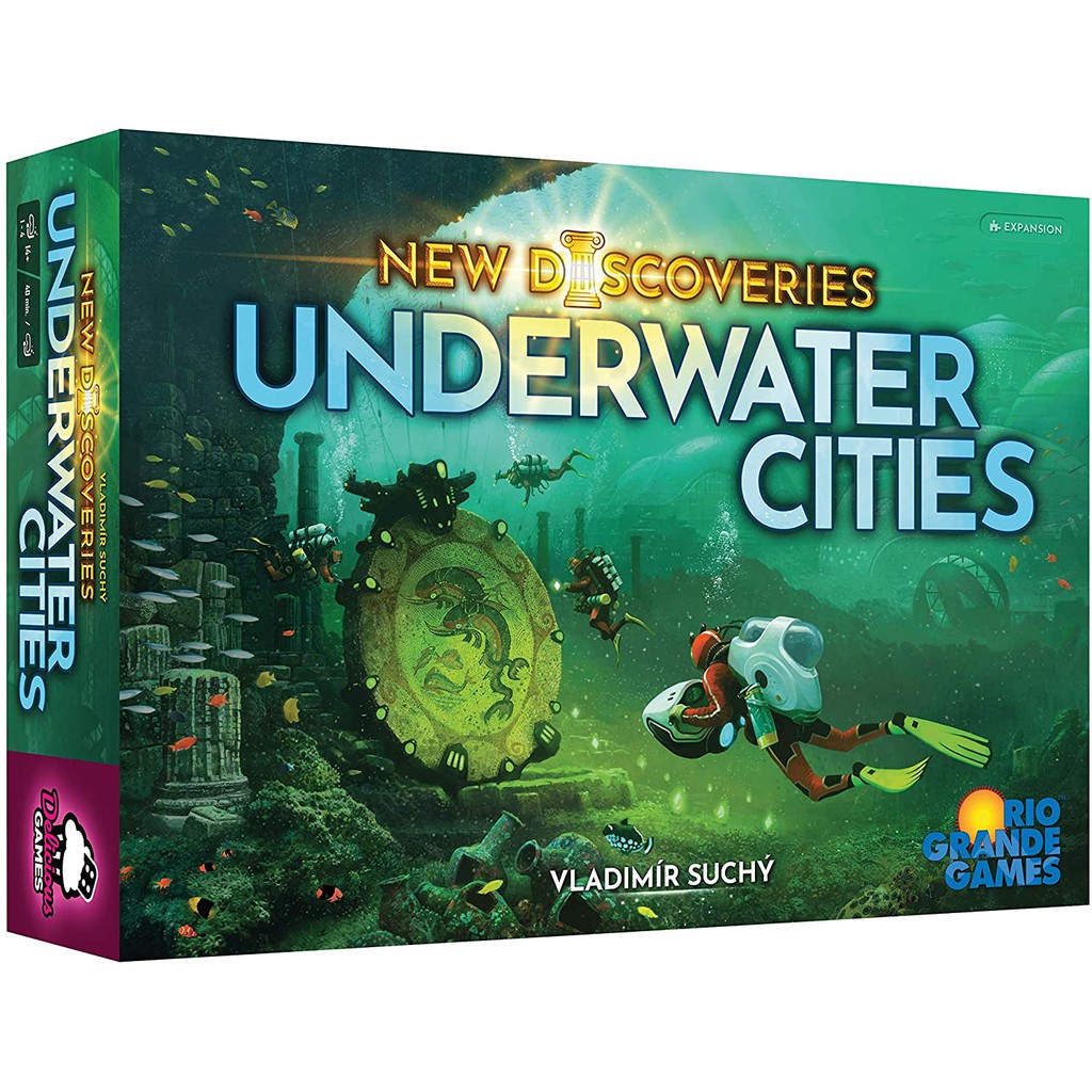 thumbnail image 2 of Underwater Cities: New Discoveries Expansion - Card Game By Rio Grande Games 2 of 14