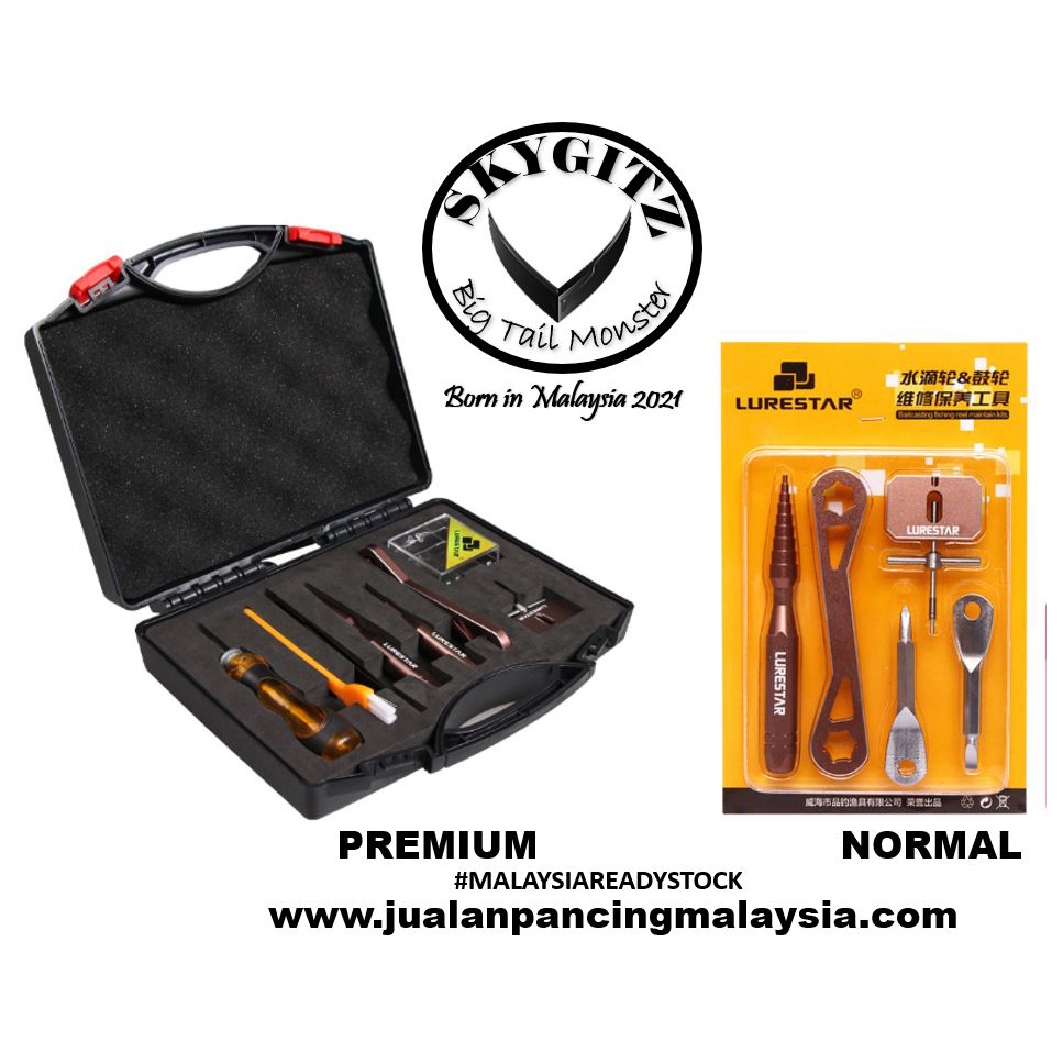 SKYGITZ MALAYSIA Fishing Reel Repair Kit with Tool and Equipment
