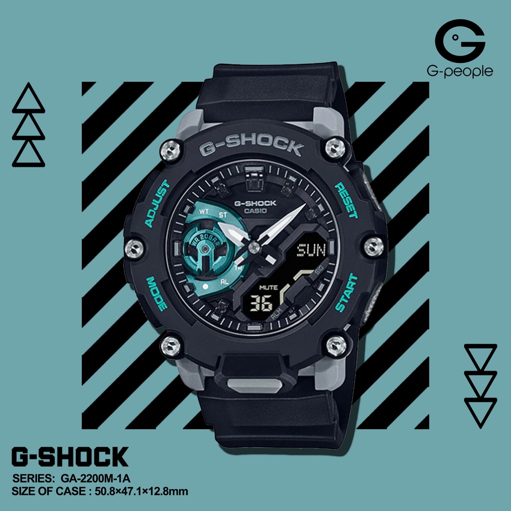 CASIO G-SHOCK GA-2200M-1ADR / GA-2200M-1A / GA-2200M CARBON CORE