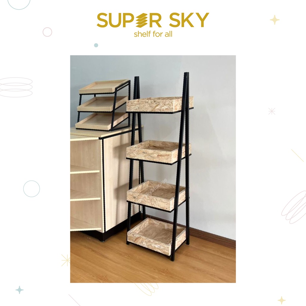 Osb Wood A Stand - Promotion Display Standee Counter Candy & Snacks ...