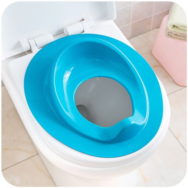 (Ready Stock) Blue Potty Training Toilet Seat Portable Trainer Chair