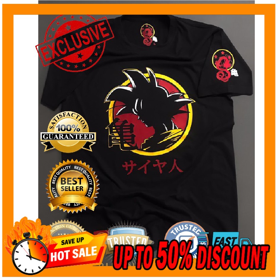 Tee shirt dragon ball super goku noir/orange/blanc Capslab | La Redoute