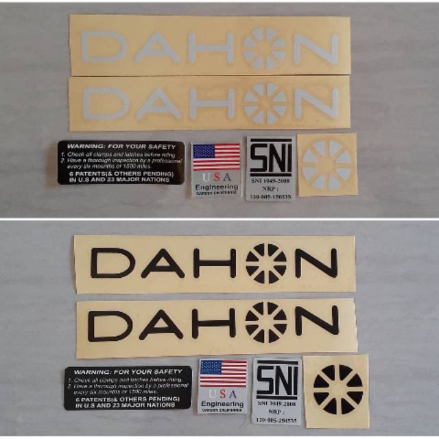 dahon decals