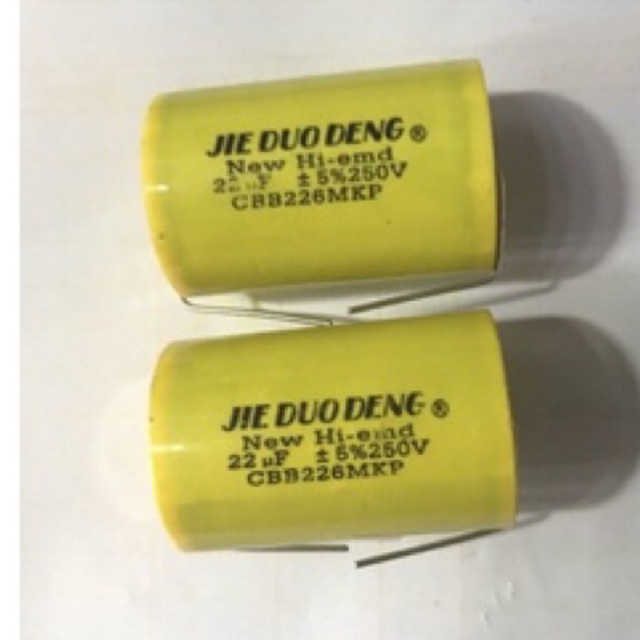 Speaker crossover capacitor 22uf 250V round price for 1 piece Shopee