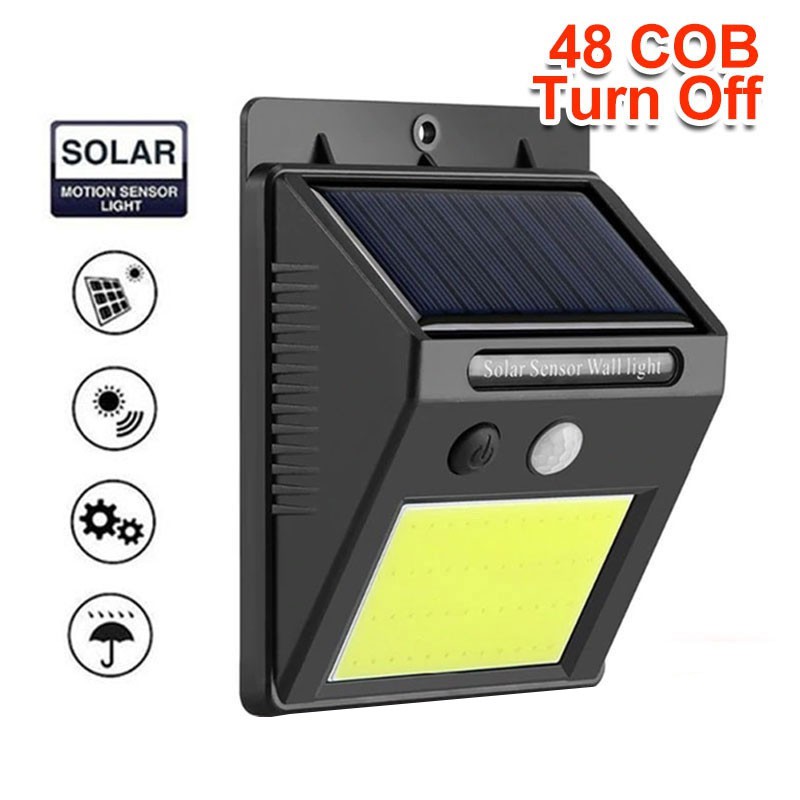 100 LED PIR Motion Sensor Solar Powered Waterproof Outdoor Wall 270° 4