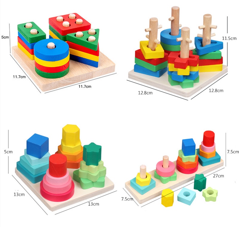 Treeyear Montessori Toys for 18+ Months Old Boys GirlsWooden Sorting