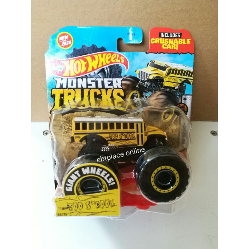 Hot wheels school bus cheap monster truck