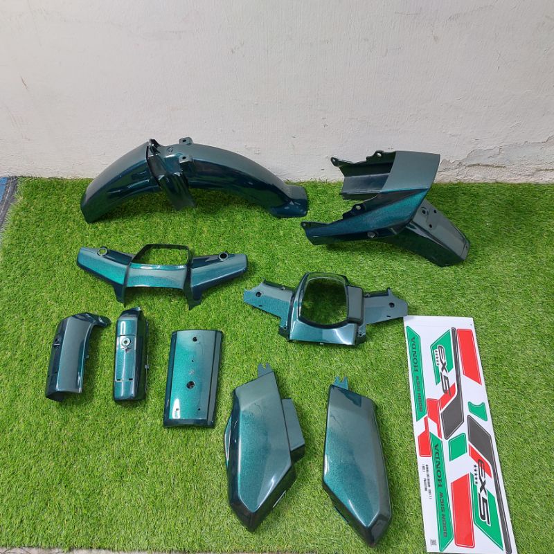 HONDA EX5 DREAM COVER SET OLD GREEN WITH STICKER | Shopee Malaysia