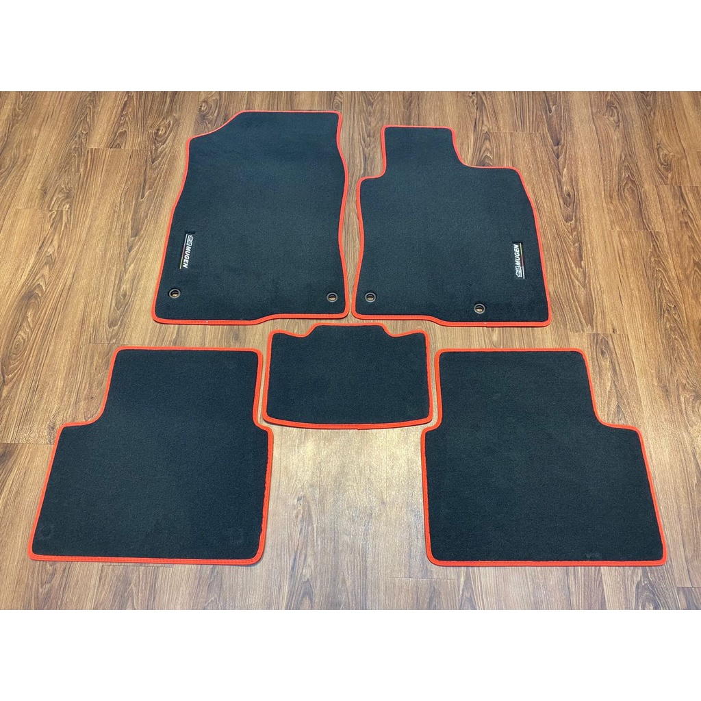 Honda Civic FC Mugen Floor Mat Carpet Red Line 1set Shopee Malaysia