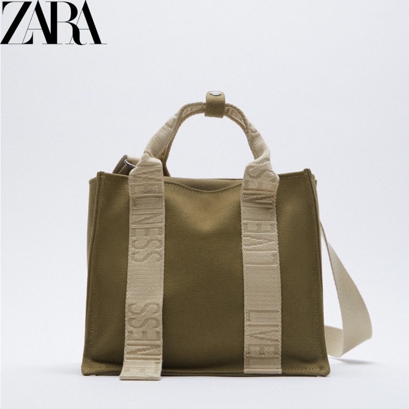 Zara customizable tote bag hot sale