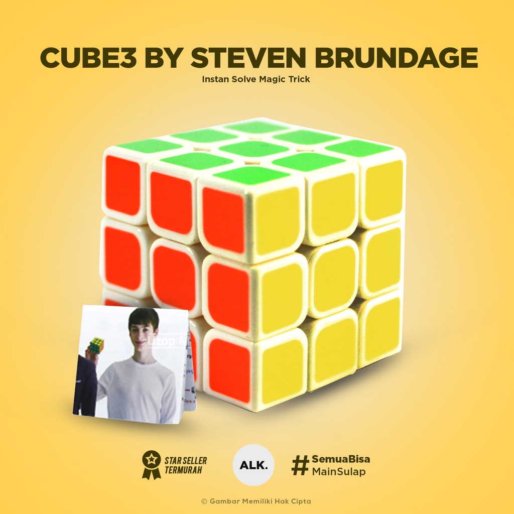 Cube 3 by Steven Brundage (Rubik's Magic Tool) | Shopee Malaysia