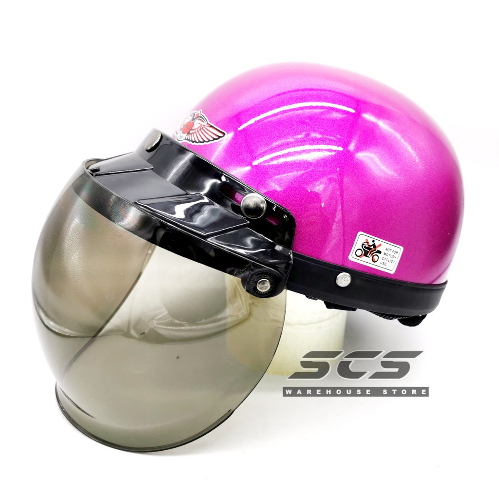 Half Helmet Helmet Mhr Pink MHR Original III Half Cut Helmet Steng