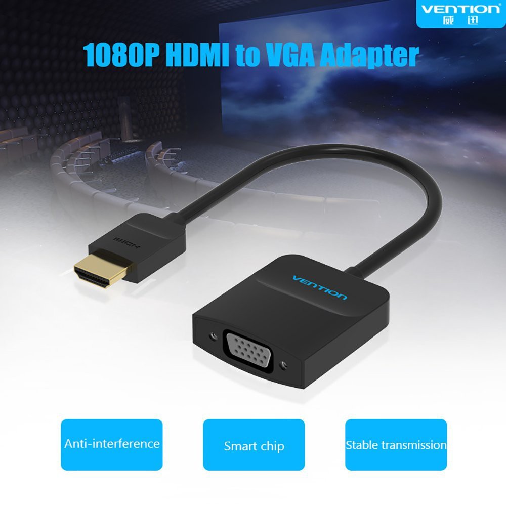 Vention 0.15m HDMI to VGA Converter(Full HD Resolution) | Shopee Malaysia