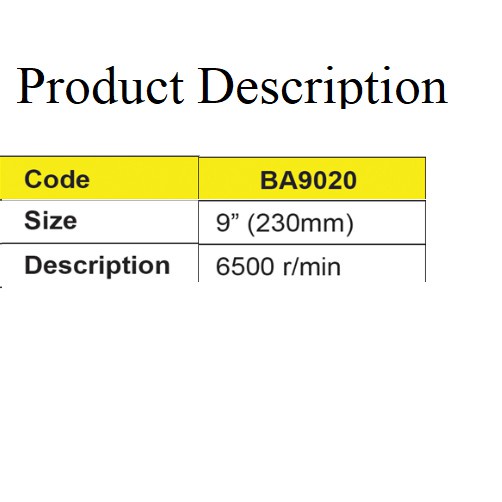 Bossman BA9020 9 Inch Angle Grinder Shopee Malaysia