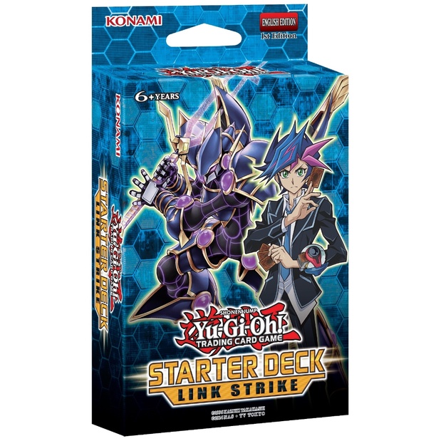 yu gi oh starter deck 2017 3 DECKS - Yugioh Link Strike Decks 1st Edition English Starter Deck Link Strike comes with 3 new Konami YUGIOH TCG YS17 Starter