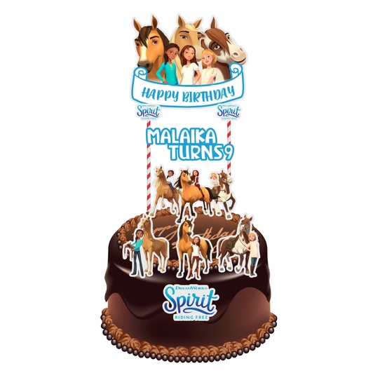SPIRIT RIDING FREE Cake Topper | Shopee Malaysia