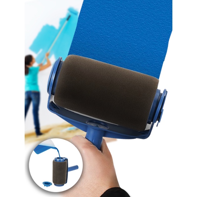 8pcs Smart Paint Roller Set DIY Paint Magic Paint Roller Berus Cat