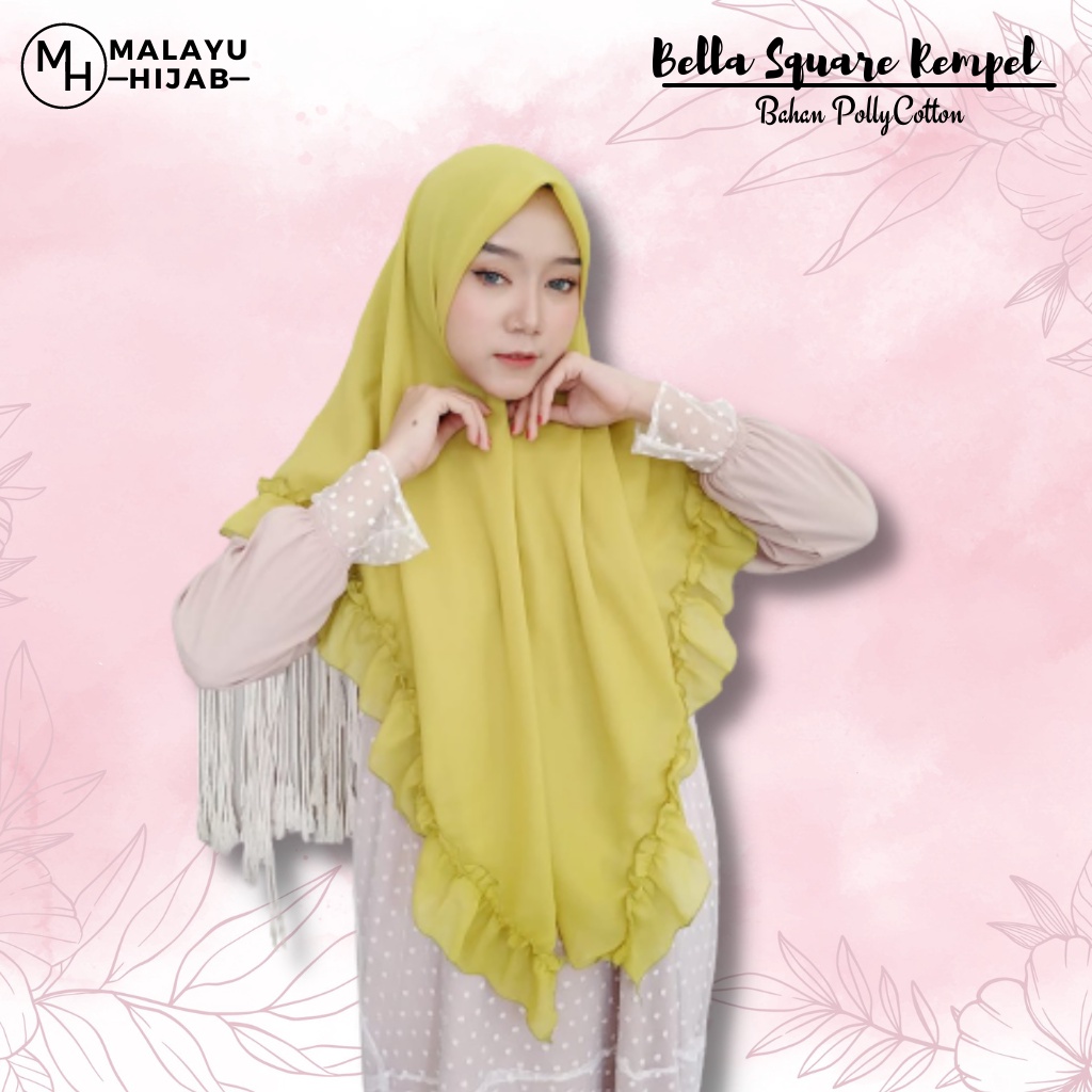 Malayu Hijab Hijab Fashion Muslim Women Hijab Bella Square Square Lace ...