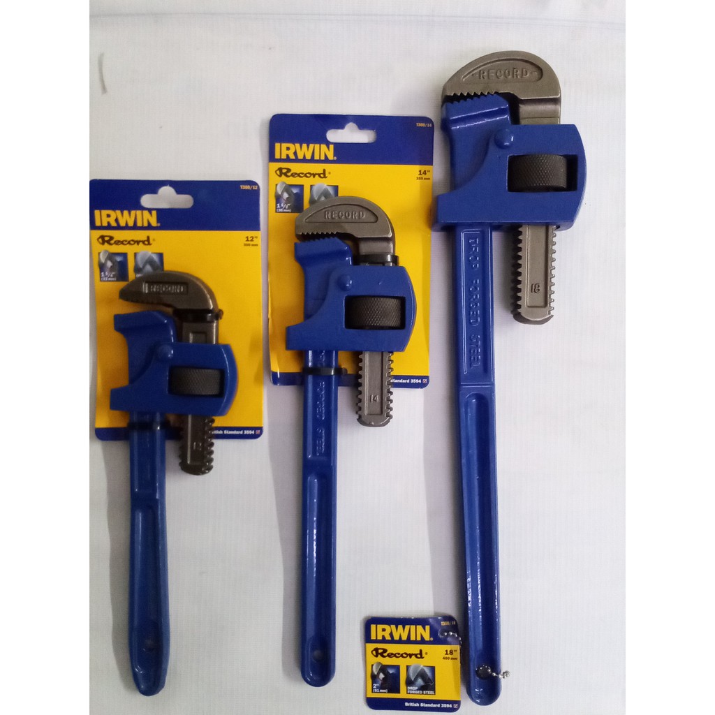 ADJUSTABLE STILLSON PIPE WRENCH 12 14 18 IRWIN Shopee