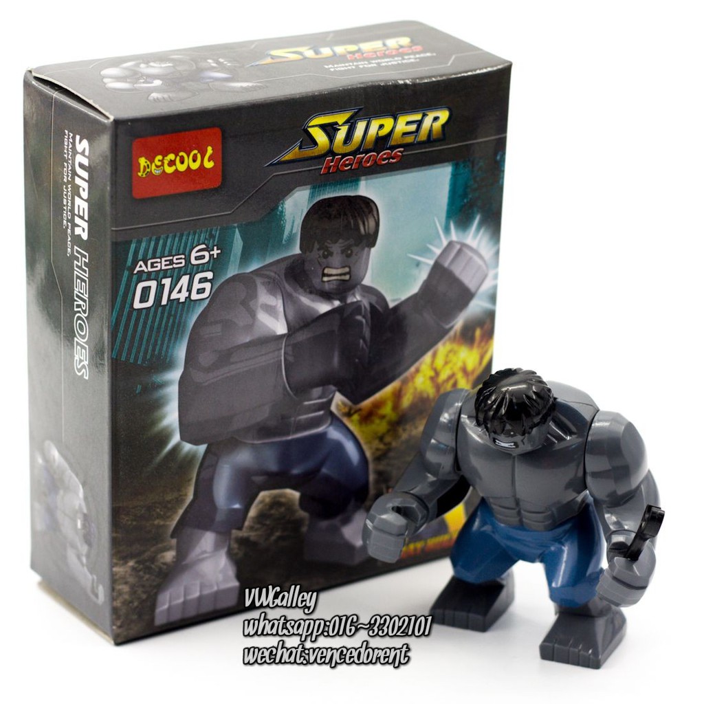 Lego best sale grey hulk