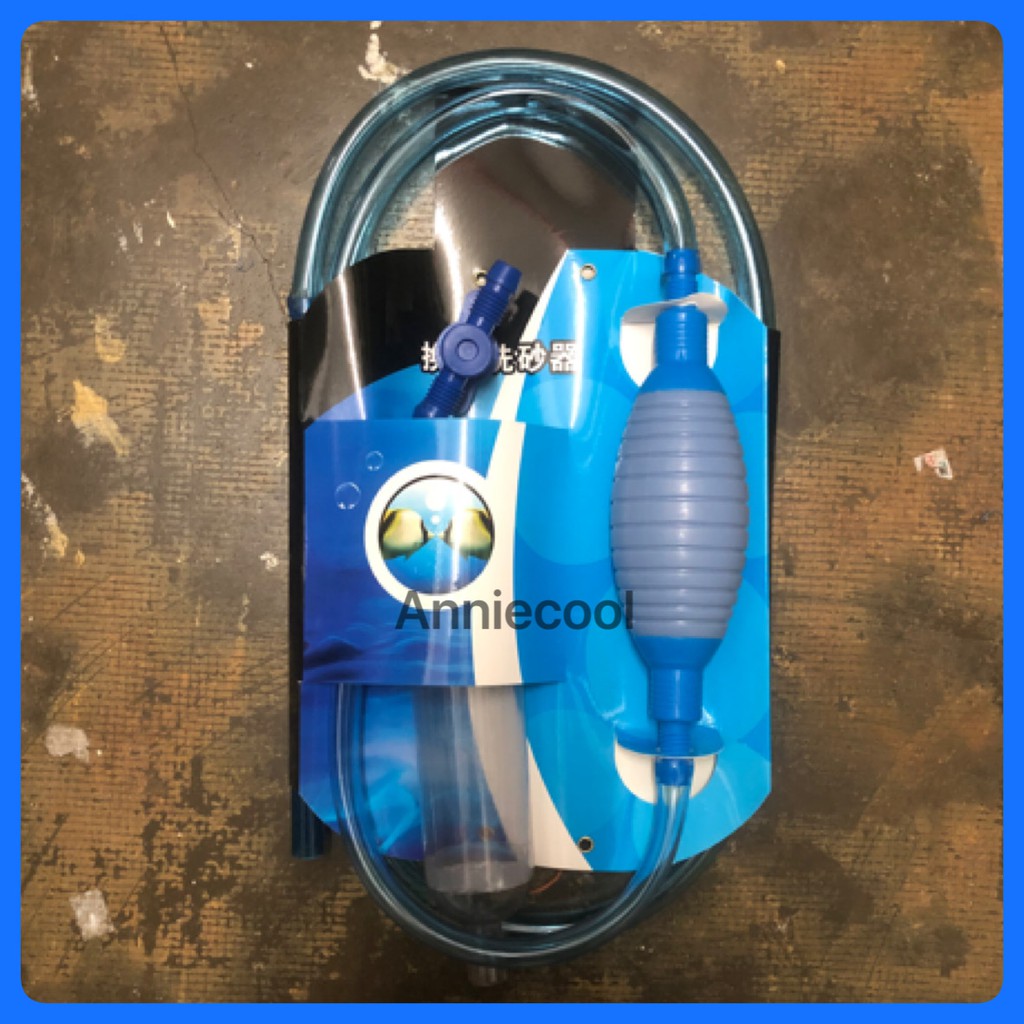Extra Long Suction Siphon Hose Hand Pump Aquarium Fish Tank Shopee Malaysia