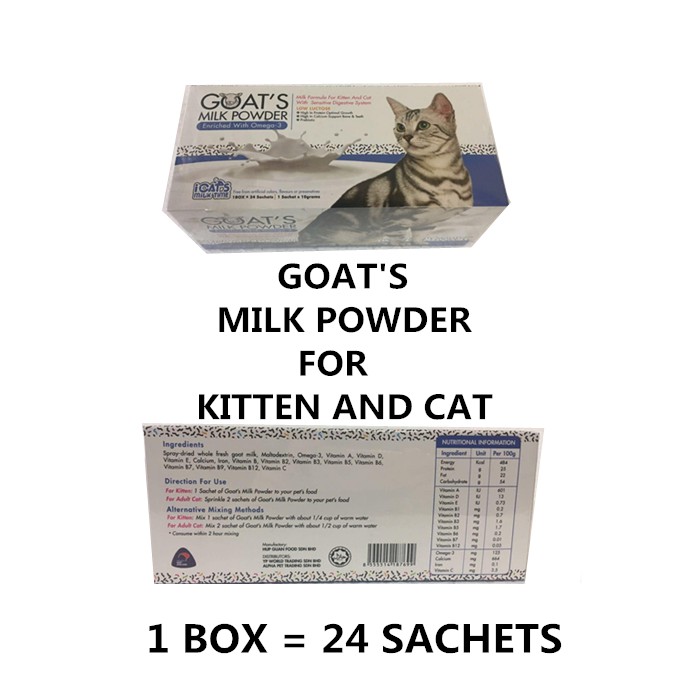 How to mix outlet goat milk for kittens