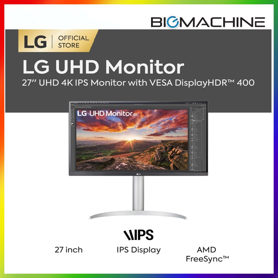 LG 27'' UHD 4K IPS With VESA DisplayHDR 400 (27UP850) Monitor | LG 27 ...