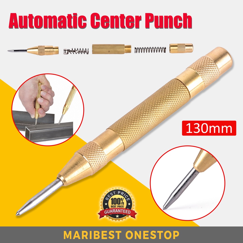 130mm Automatic Center Punch Pin Punch Center Puncher Punch Tool Marking Tool Spring Loaded
