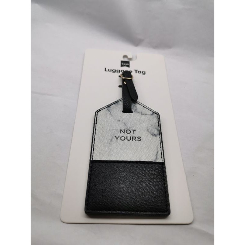 LUGGAGE TAG ORIGINAL TYPO Shopee Malaysia