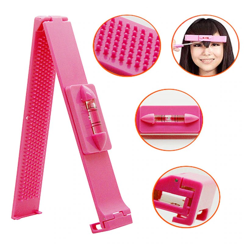 【𝗠'𝗦𝗜𝗔 𝗦𝗛𝗜𝗣 𝗢𝗨𝗧】Professional Hair Cutting Ruler Hair Trimmer Scissors ...
