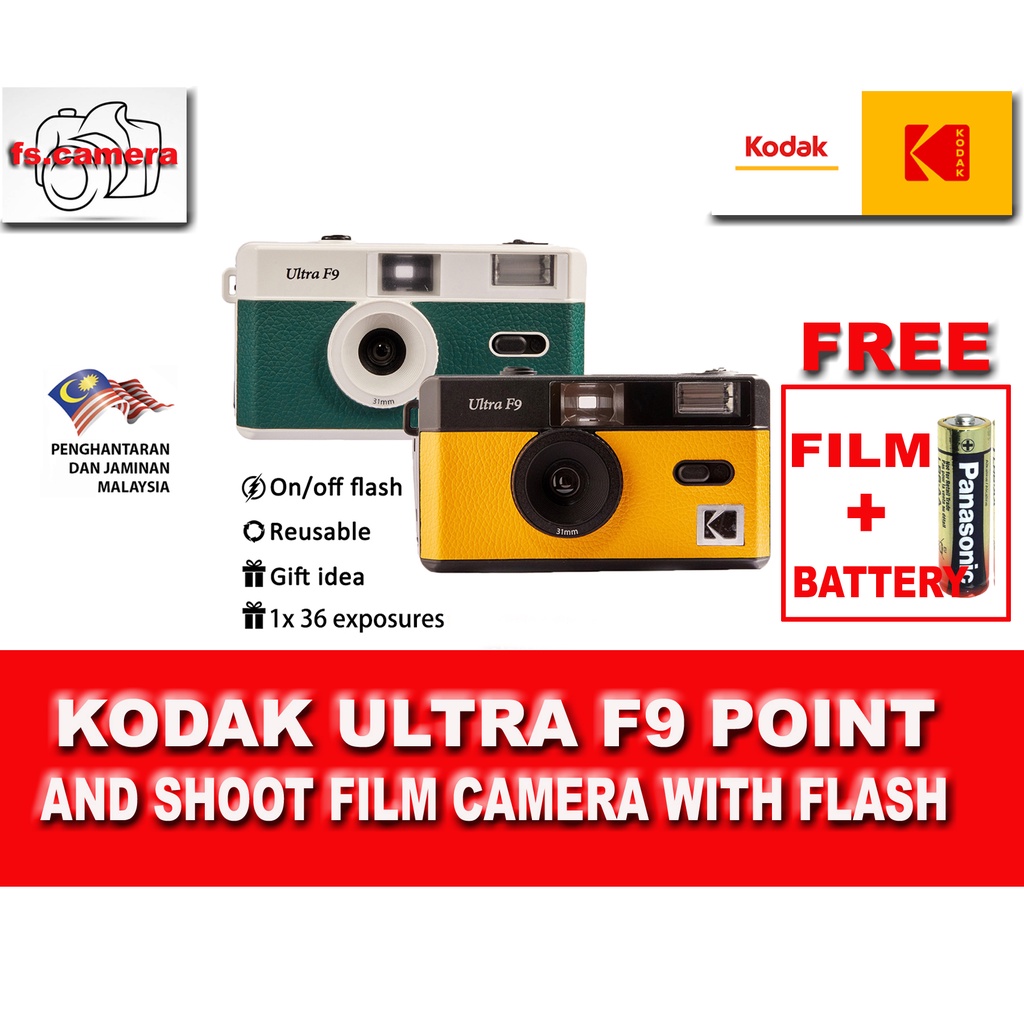 Kodak F9 Ultra analoge camera groen