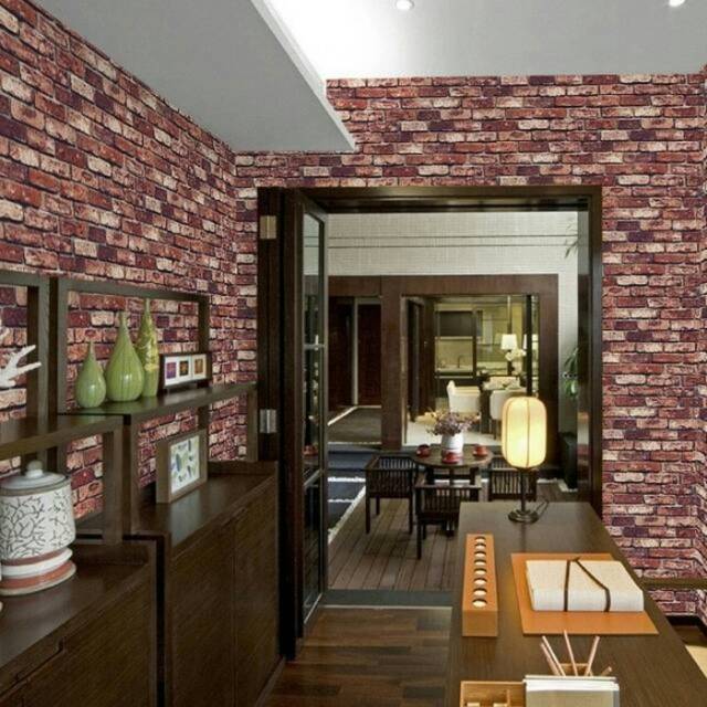 Original Brick Wallpaper sticker 10m x 45cm Shopee Malaysia