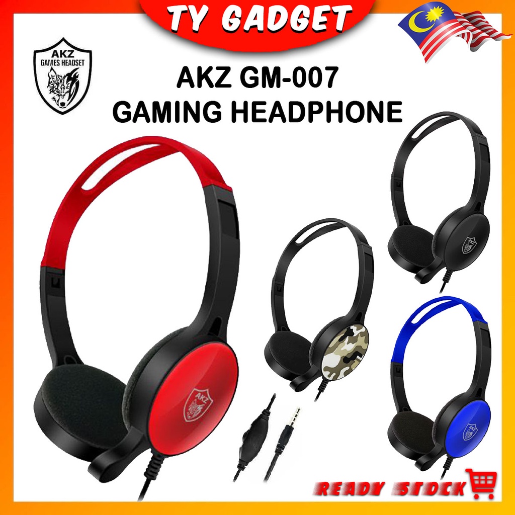 AKZ GM007 / GM009 Camo Gaming Headset PUBG Noise Cancelling