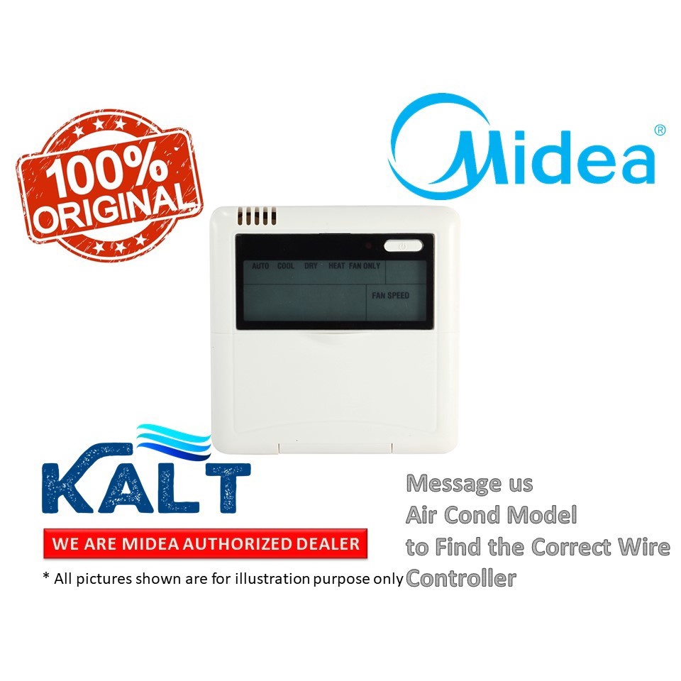 [PREORDEROriginal] Midea Original Air Conditioner Wired Controller Shopee Malaysia