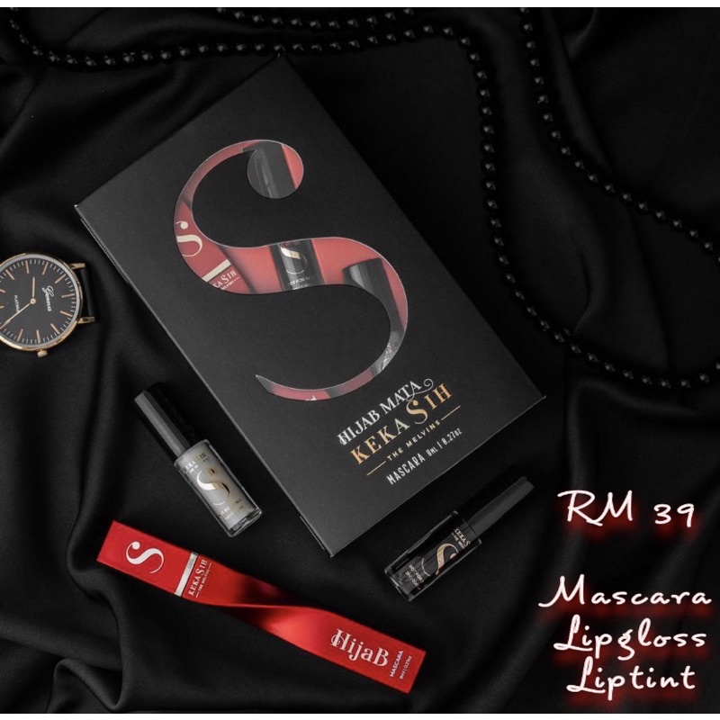 MASCARA + LIPGLOSS + LIPTINT KEKASIH 🔥 Shopee Malaysia