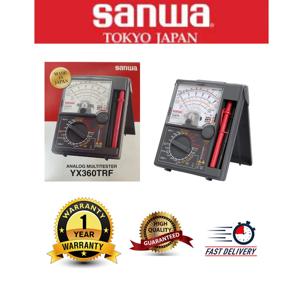 SANWA YX360TRF Analog Multimeter Multi Meter Tester JAPAN or SUNMA